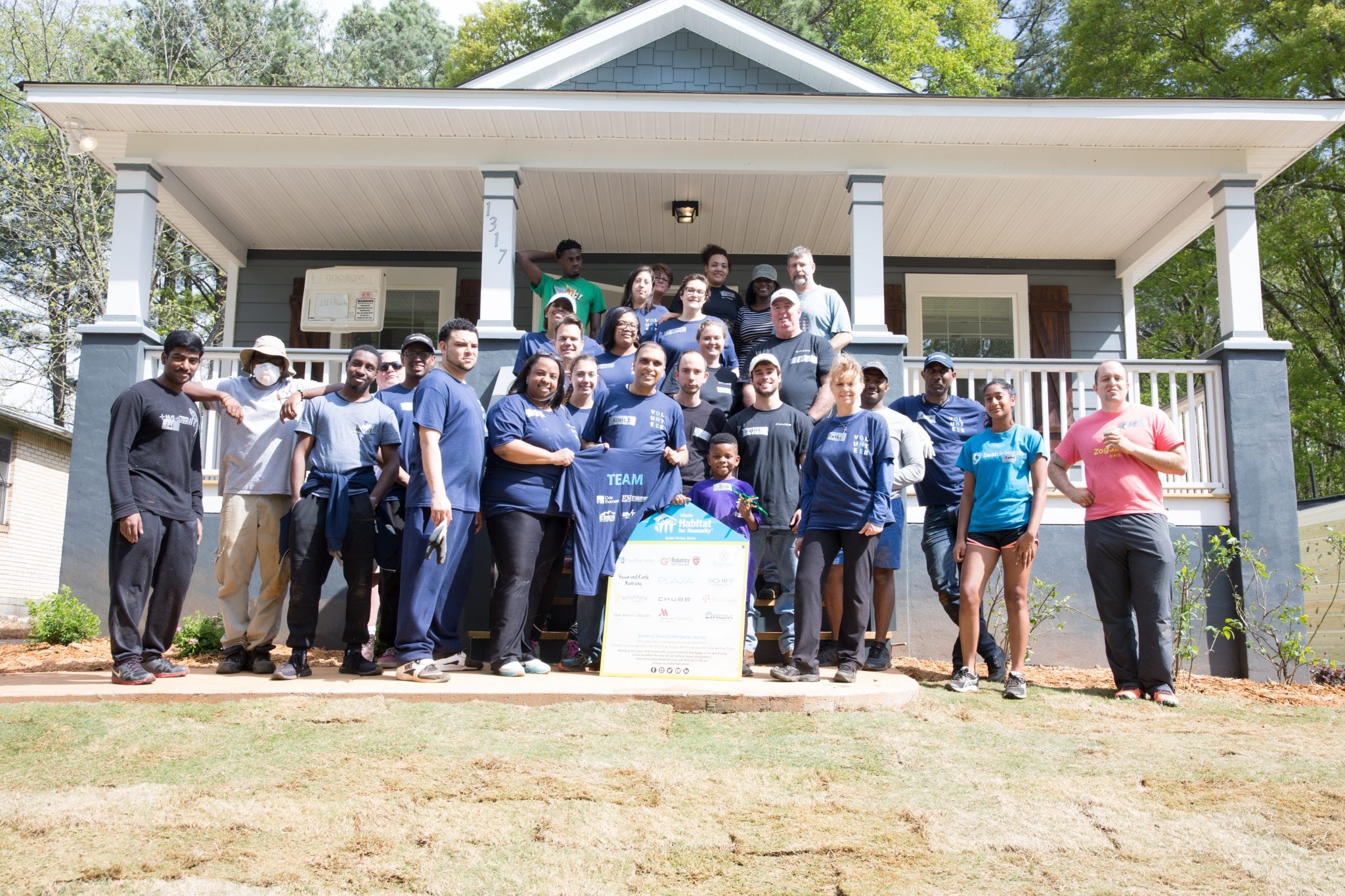 Atlanta Habitat for Humanity Sponsored Home Build