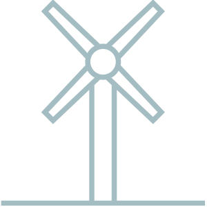 power generating windmill icon
