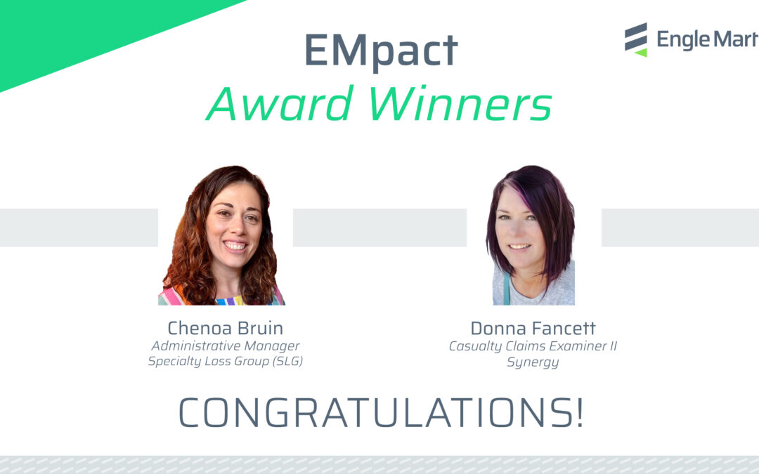 April 2023 EMpact Award Winners – Chenoa Bruin and Donna Fancett